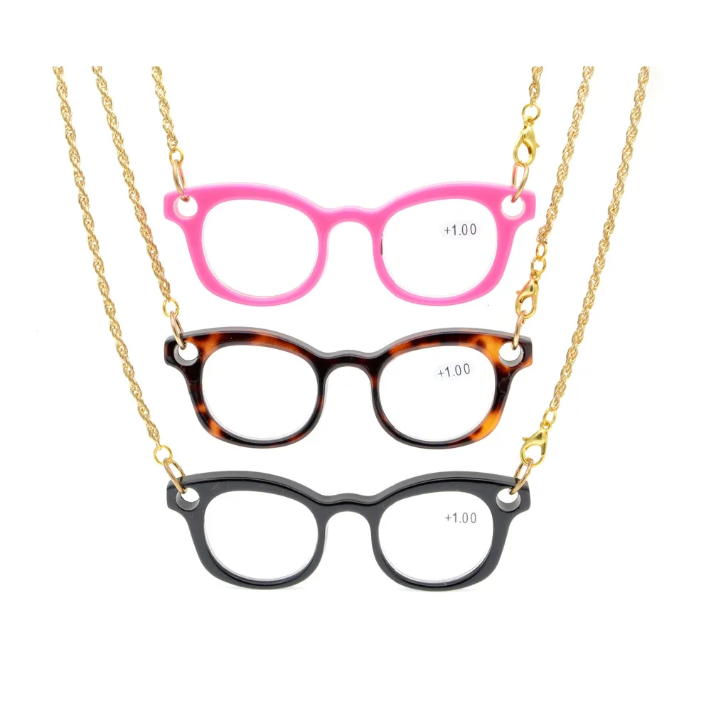 NR001 Mix Eyekepper 3 Pack Mini Readers Necklace Reading Glasses +0.50