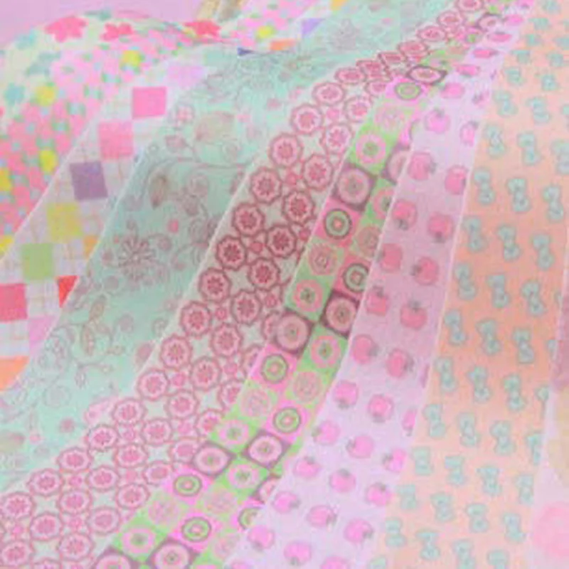 

cute package Soft Printed Felt Fabric 15X15cm Rose Bird 9 Designs 1.3MM Polyester DIY non-woven Flora Plaid Diamond Strawberry