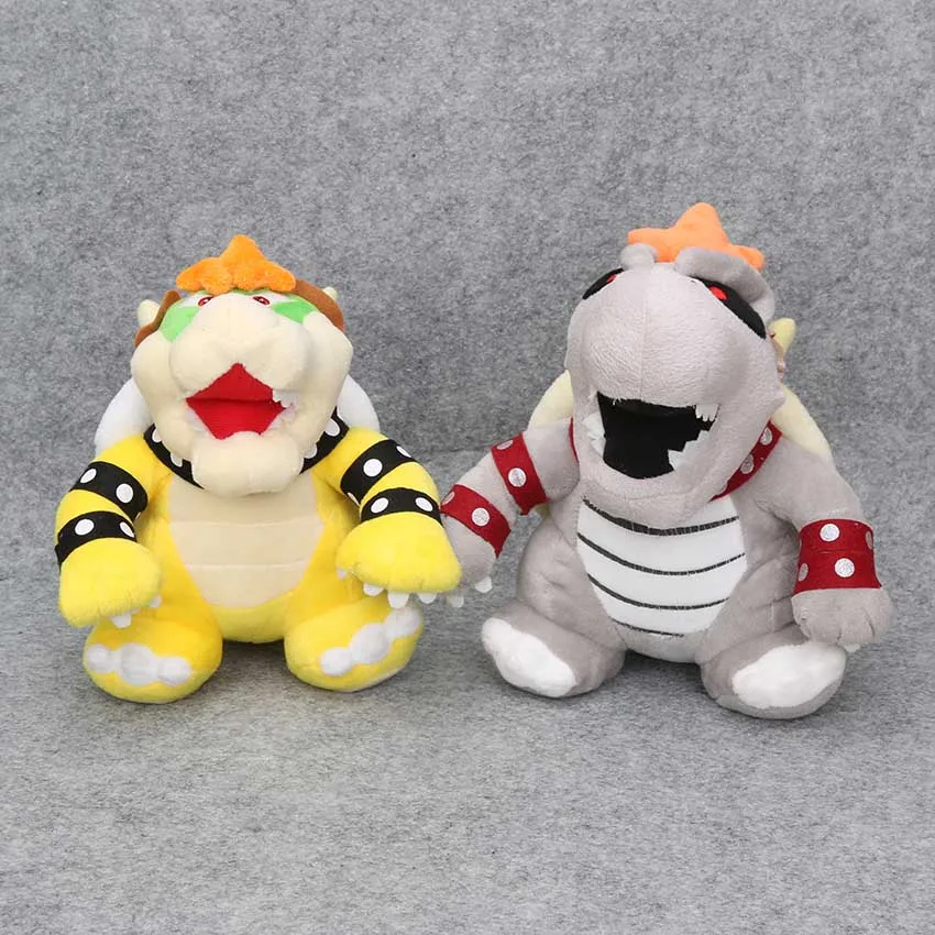 Плюшевые игрушки в стиле Super mario Bros подушка копа сухие кости игрушечные куклы Bowser