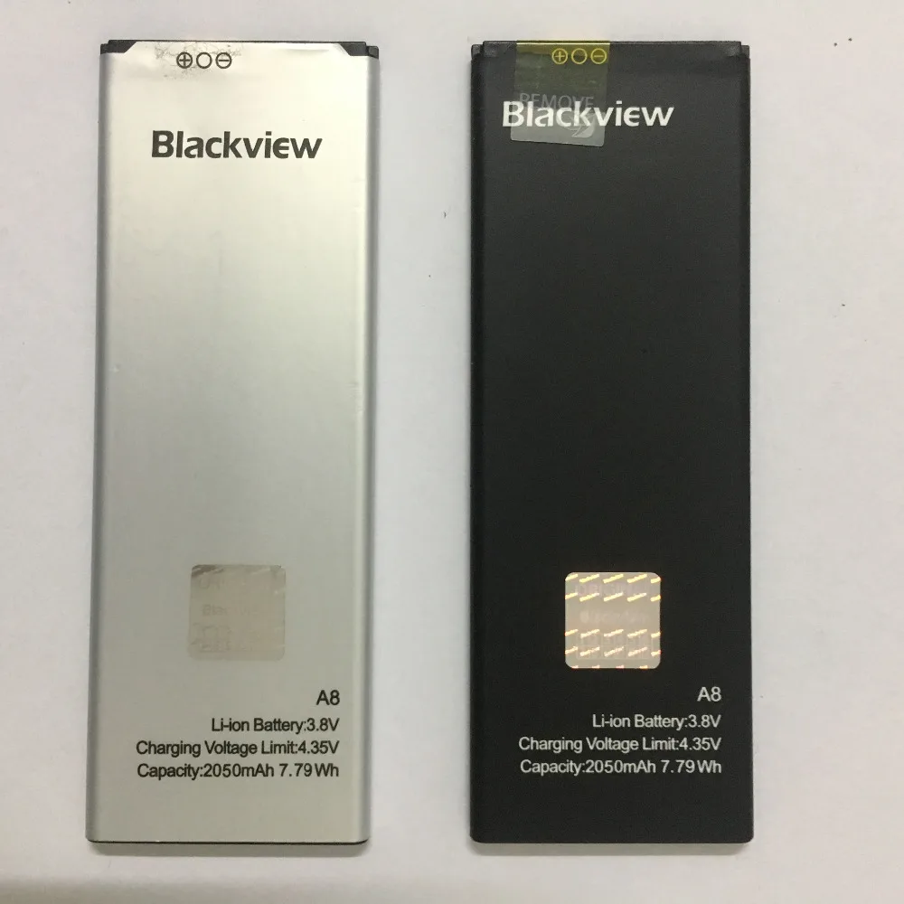 100% Оригинальный Новый Сменный аккумулятор Blackview A8 2050 мАч литий-ионный Резервный