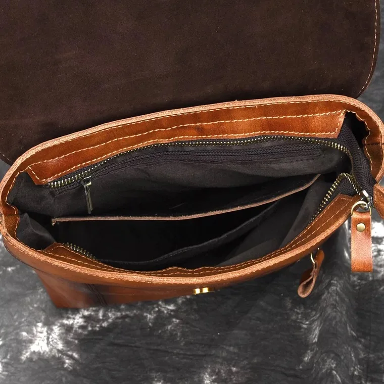 Laptop Vintage Daypack Reise Marke Echtem Männer Buch Brown Casual Leder Aus Pinsel Farbe Rucksack Taschen Schule Männlichen gZHpYq