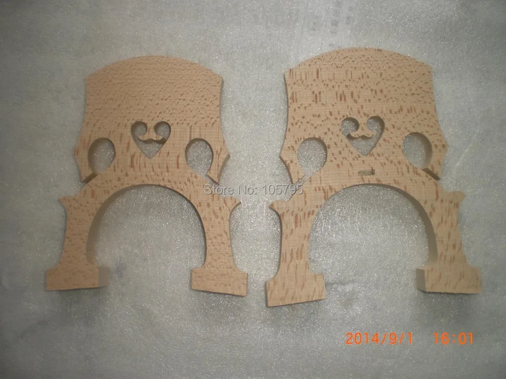 

2 PCs Quality Double Bass Maple Bridge one is 3/4 size and one is 4/4 size
