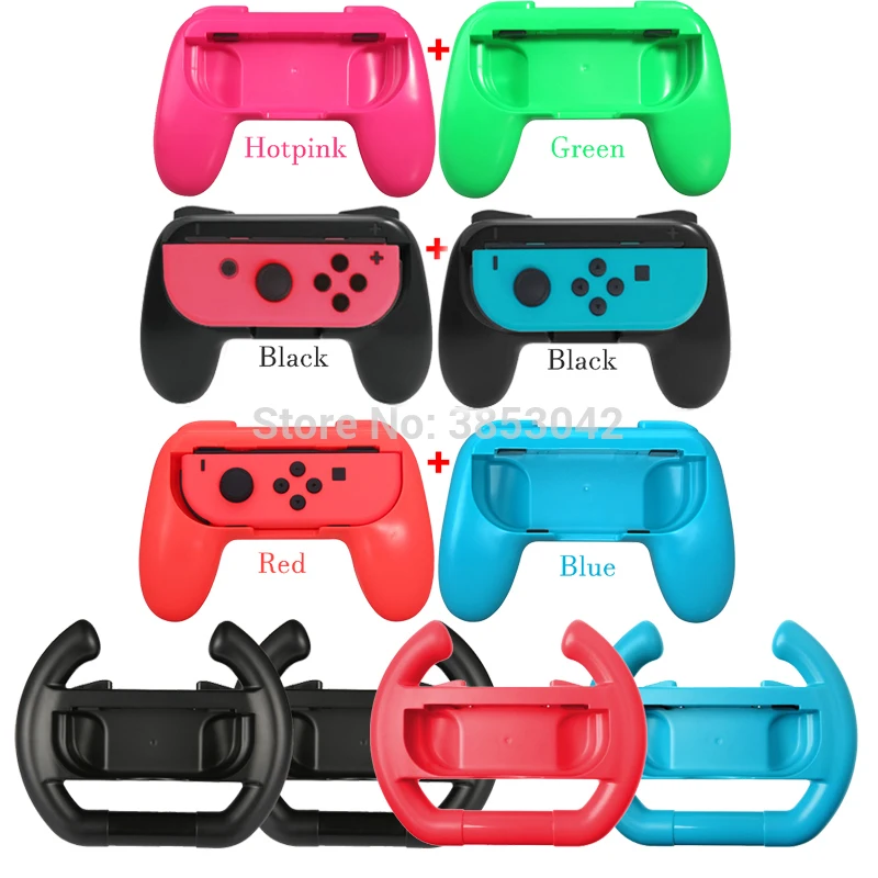 

2pcs Joy-Con Steering Racing Wheels Holder Grips for Nintend Nitendo Switch NS Joycon Left Right Controllers