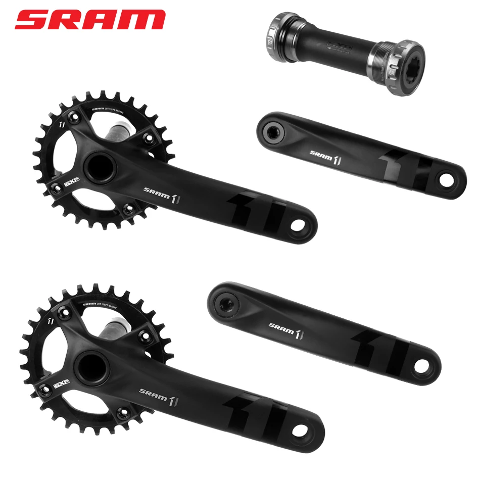 SRAM FC X1 1000 жира GXP 94BCD mtb горный велосипед кривошипно звездочки 11 скорость 30 т 170/175 мм снегоход Sprocketwheel оси велосипед часть