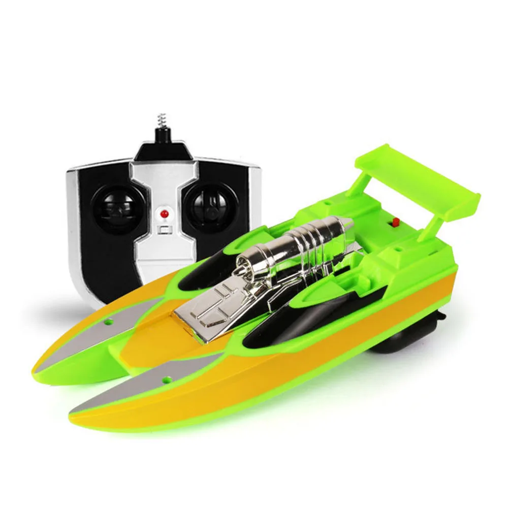 Беспроводной пульт дистанционного управления электрическая лодка скоростная лодка игрушка гребец модель лодки высокоскоростной Детский мальчик водонепроницаемый отпариватель яхты