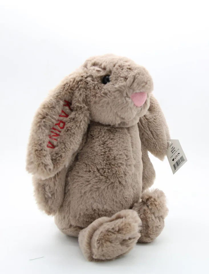 stuffed animal with name embroidered