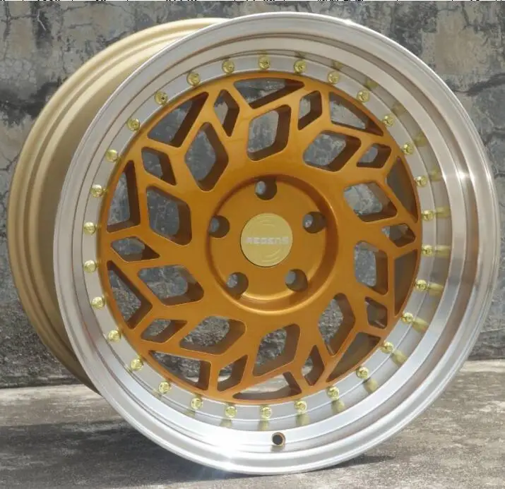 

Deep Lip Gold Color 18 Inch 18x8.5 18x9.5 5x100 5x114.3 Car Alloy Wheel Rims Fit For Honda