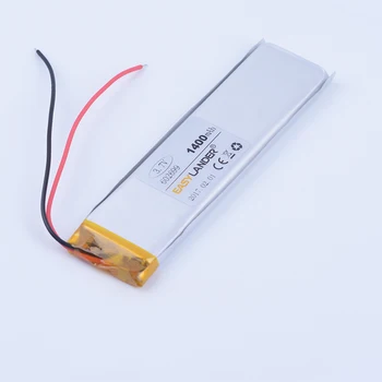 

602699 3.7V 1400mAh Rechargeable li Polymer Li-ion Battery For tachograph LED light Speaker Toys GPS Driving recorder 6025100