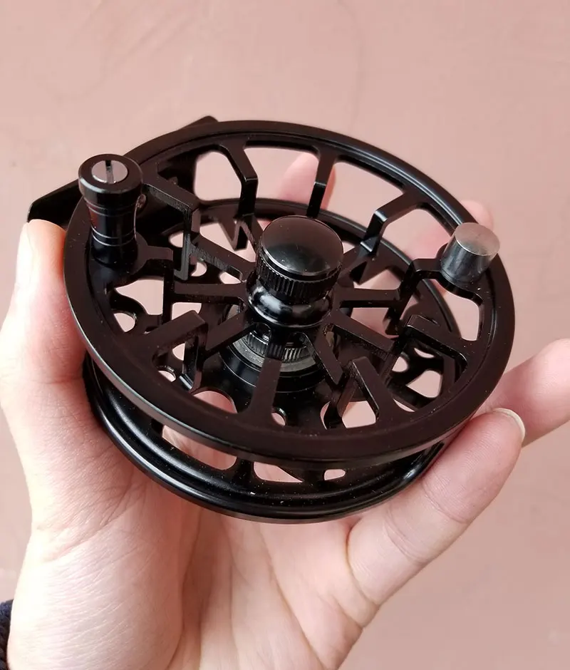 Carretel de Pesca Roda de Pesca de Alta Carretel de Pesca da Mosca de Alumínio da Mosca 3 e 4 5 e 6 7 e 8 wt Left & Right Hand Mudou Qualidade Cnc Grande Caramanchão da Mosca 17 qualidade esquerda & direita mão mudou roda