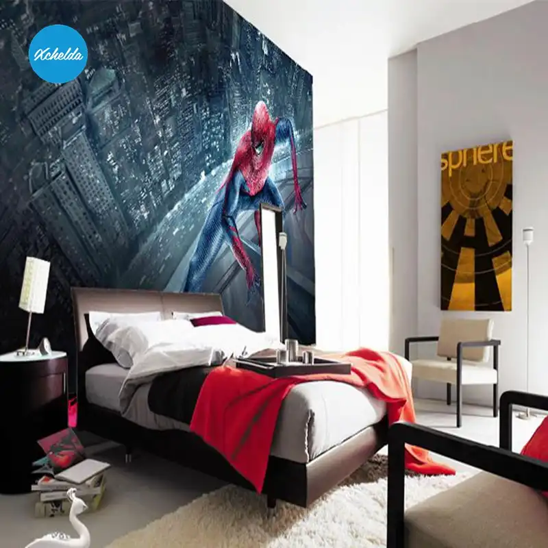 3d Wall Mural Spiderman Wallpapers Custom Murals Painting Design Background Bedroom Living Room Papel De Parede