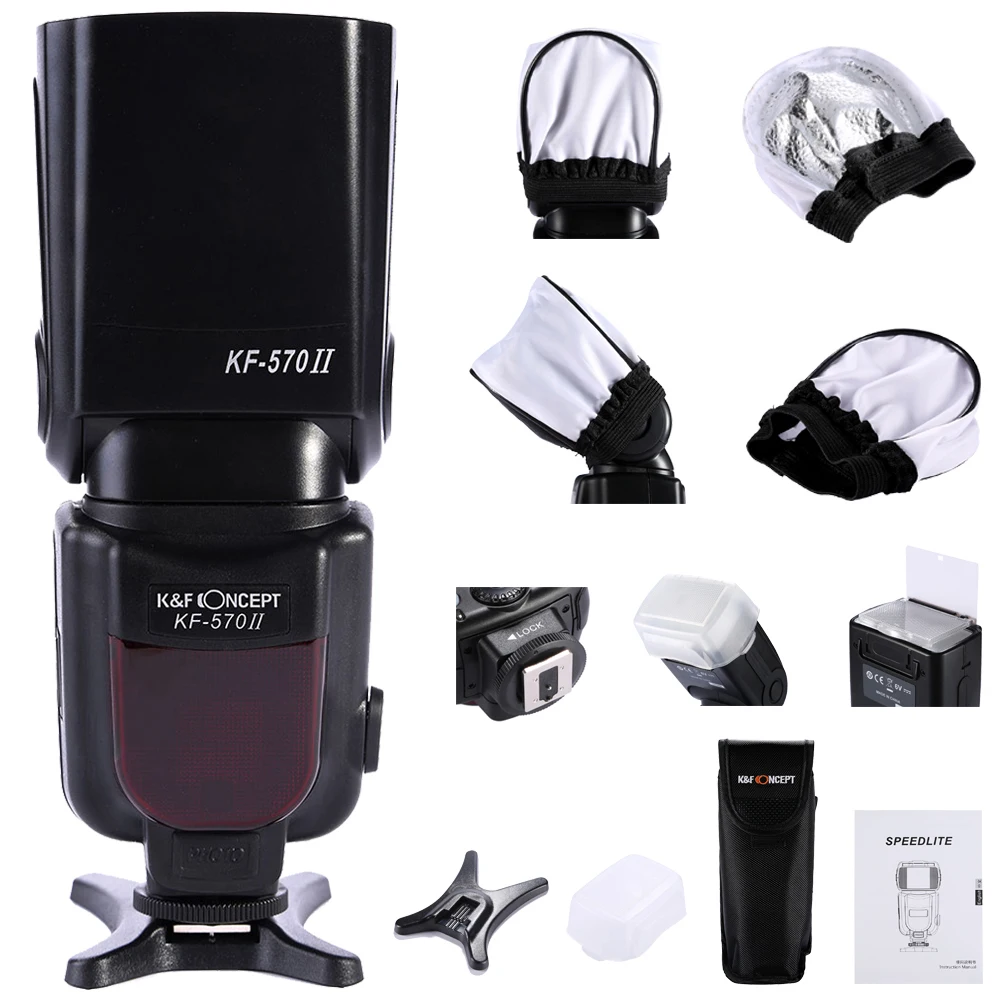 KF-570 II     Speedlite  Canon 6D 5D2 5D3 700D 650D, KF-570  Nikon D750 D800 D610  Yongnuo YN-560