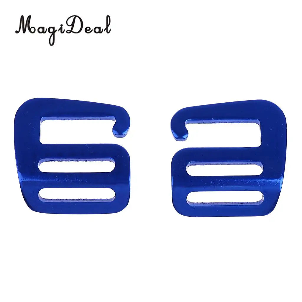 1 pair Aluminum Alloy G Hook Outdoor Webbing Buckle For Backpack Strap 25mm Quick Release for superior strength and performance