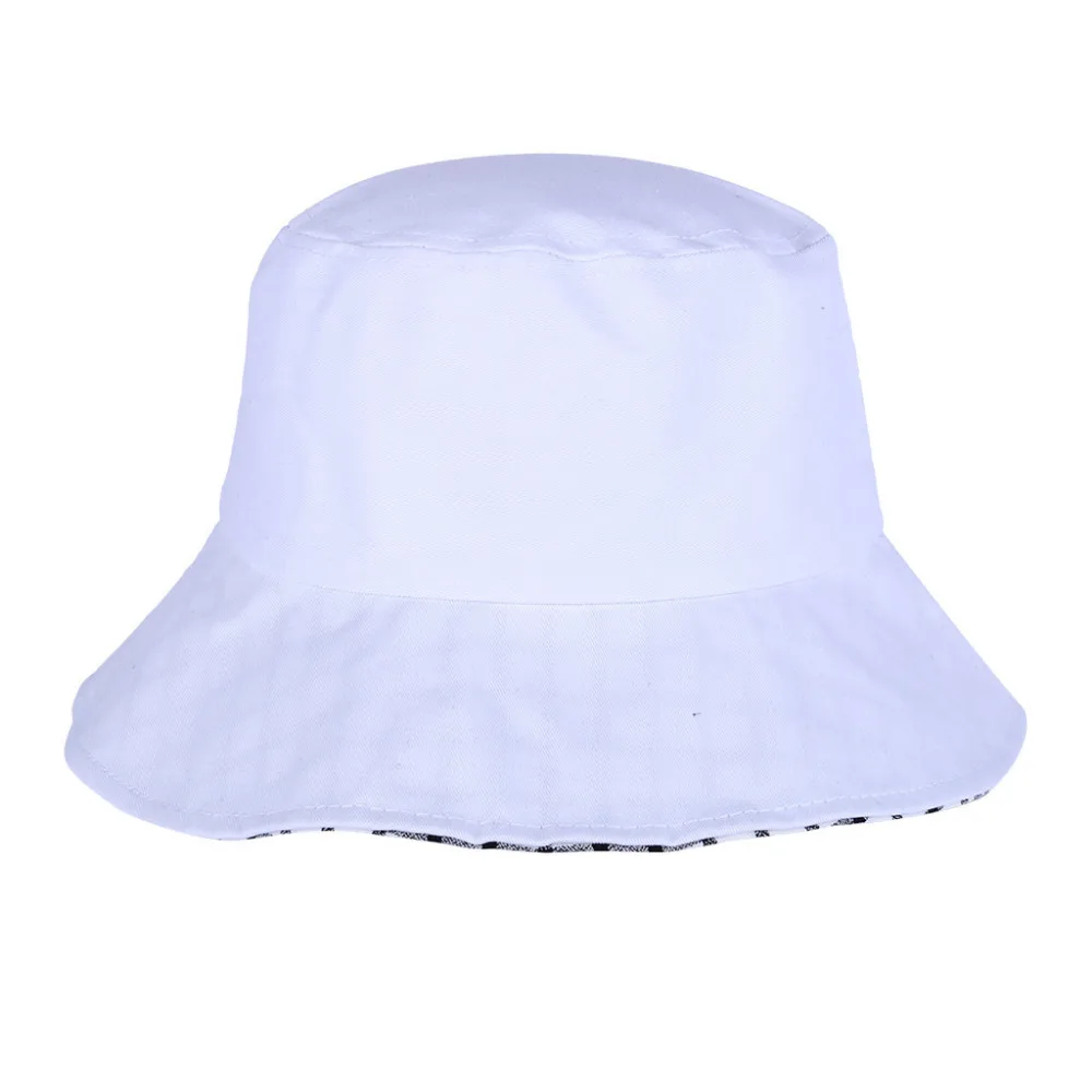 2019 Woman summer sexy visor beach hat cotton wild plaid pretty beach hat fashionable folding outdoor sports beach hat 40J5 (3)