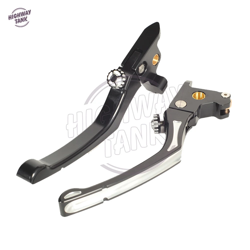 Motorcycle Adjustable Brake Clutch Levers for Harley Touring Sportster