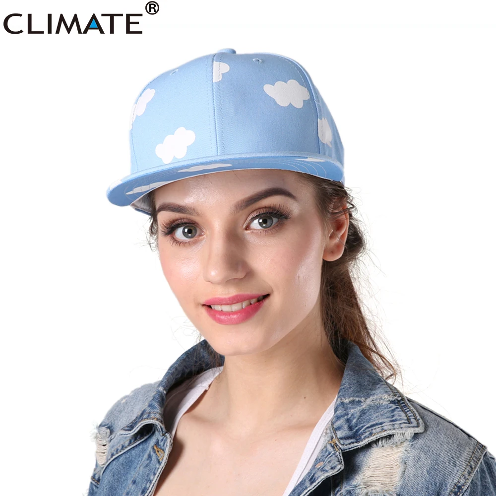 CLIMATE Women New Spring Snapback Caps Lovely Macarons Pink Blue Color