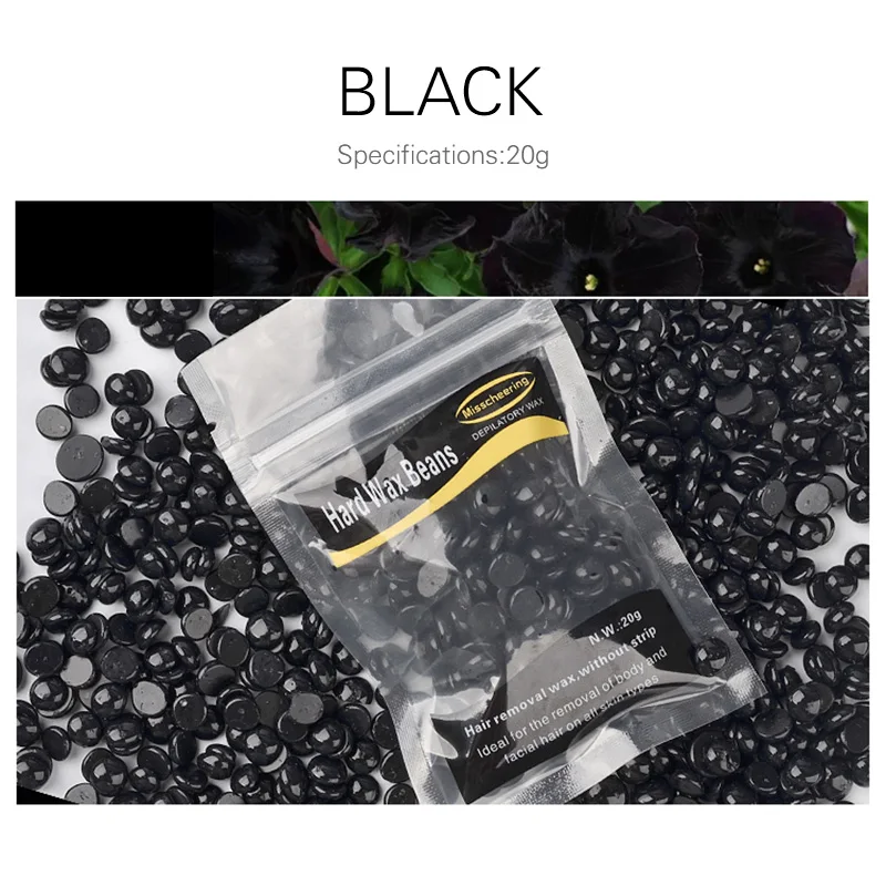 ELECOOL 20g Chocolate Flavour Hair Removal Painless Wax Beans No Strips Bikini Body Hair Removal for All kinds of Skin