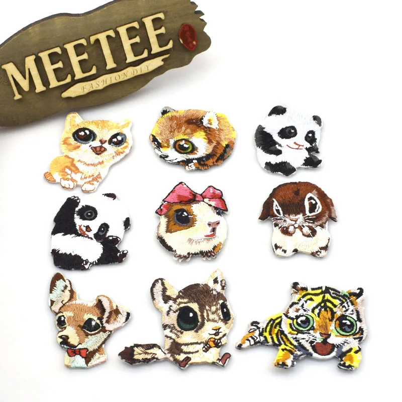 

2017 new computer embroidery cloth Beijiao cute panda animal BADGE PATCH DIY decorative fashion clothes