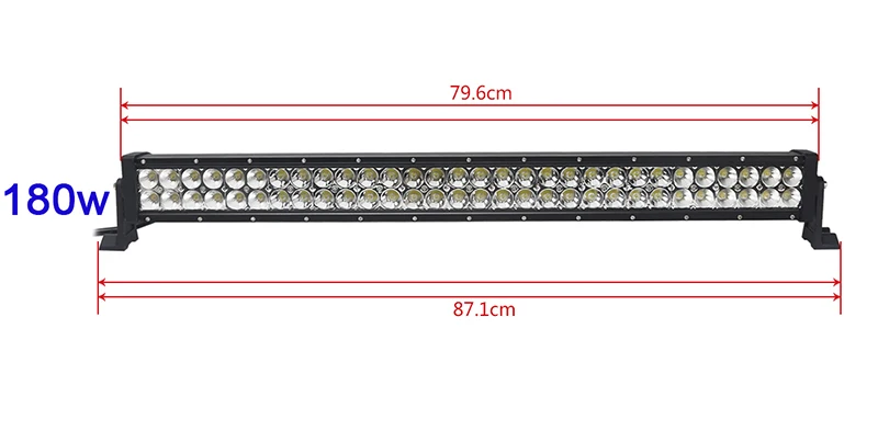 36w 72w 120w 180w 240w 288w 300w dual row straight led light bar amber yellow white led work driving light remote control Led bar 4x4 Offroad Barra led 24v 12v led work light bar suv atv utv truck pickup mining (5)