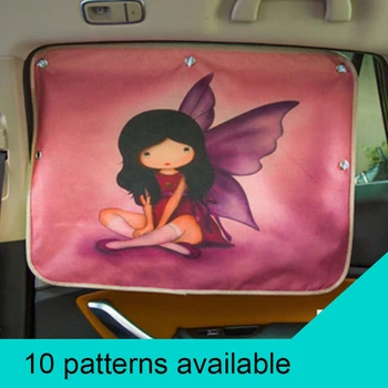 

1pc 70*50CM car-styling Car Side Sunshade Cartoon Curtain Window Sun Curtain For boy Kids Curtains Car Rear Side Car Accessories