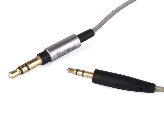 Silver Plated Audio Cable For JBL Synchros Chrome Edition EVEREST 300 310 700 710 On ear Elite Duet BT NC Over ear Headphones