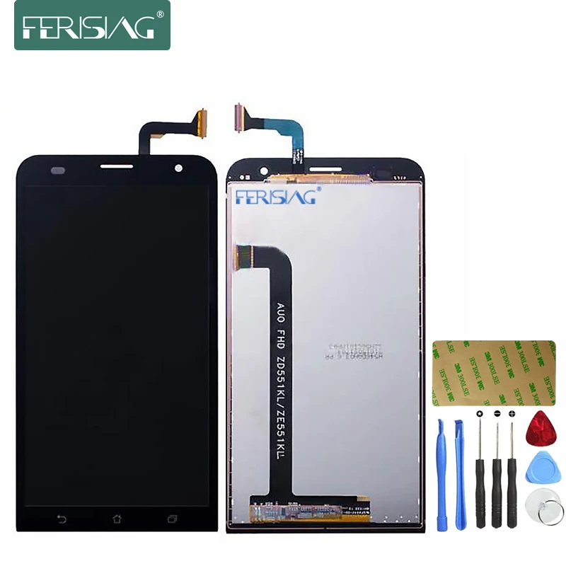 Ferising ЖК-дисплей Дисплей для Asus Zenfone 2 Laser ZE550KL Z00LD Замена Сенсорный экран планшета
