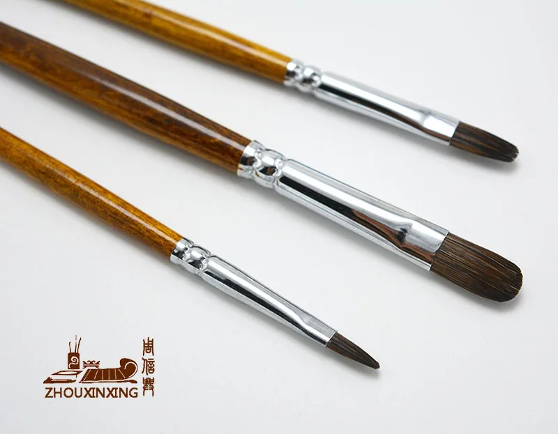 

3pcs/Set,black Forest series C paragraph high quality Drawing Art Pen acrylic oil painting brush Set Drawing Art Supplies