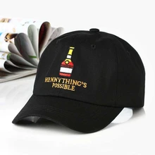 Новинка хлопок хэнни винная бутылка шляпа c вышивкой, для отца Мужская и Женская Бейсболка Регулируемая Хип-хоп snapback шляпы Кости