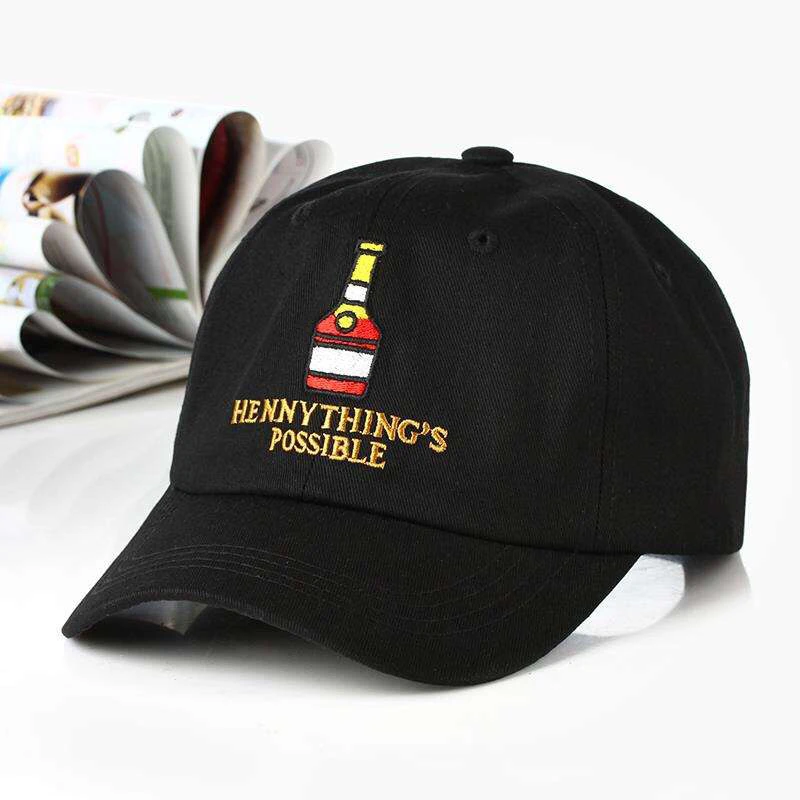 Новинка бейсболка Henny в виде бутылки вина из 100% хлопка для мужчин и женщин