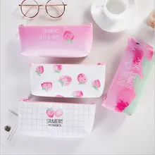 1X Kawaii Creative strawberry leather pencil case Storage Organizer Pen Bags Pouch Pencil Bag School Supply Stationery 1X Kawaii Creative strawberry leather pencil case Storage Organizer Pen Bags Pouch Pencil Bag School Supply Stationery
