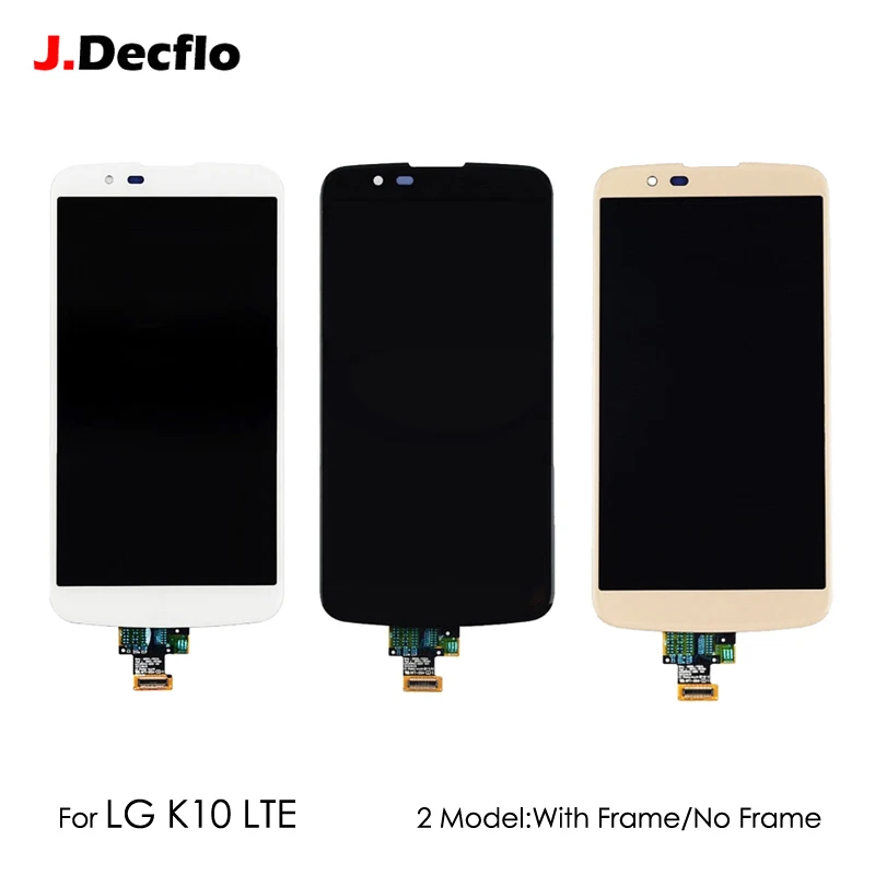 

For LG K10 LTE K430 K430DS K420N 420N LCD Display Touch Screen Glass Digitizer Full Assembly Display with Frame 5.3" Black