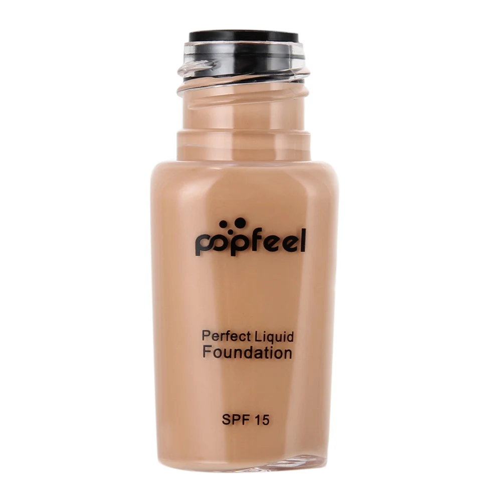 Popfeel основа Жидкая Основа длительная SPF15 солнцезащитный блок Осветление кожи лица Темный макияж кожи инструменты Горячая МДФ