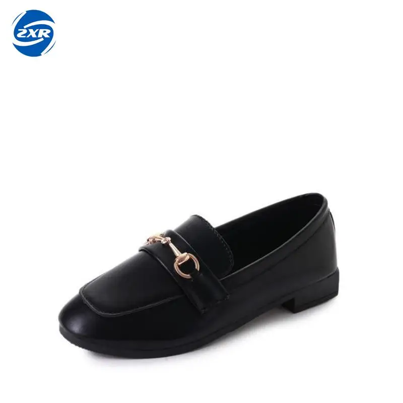 

Spring Autumn Shoes Woman Pointed Toe Genuine Leather Heel Casual Slip On Loafers 35-40 Fashion Shoes Women