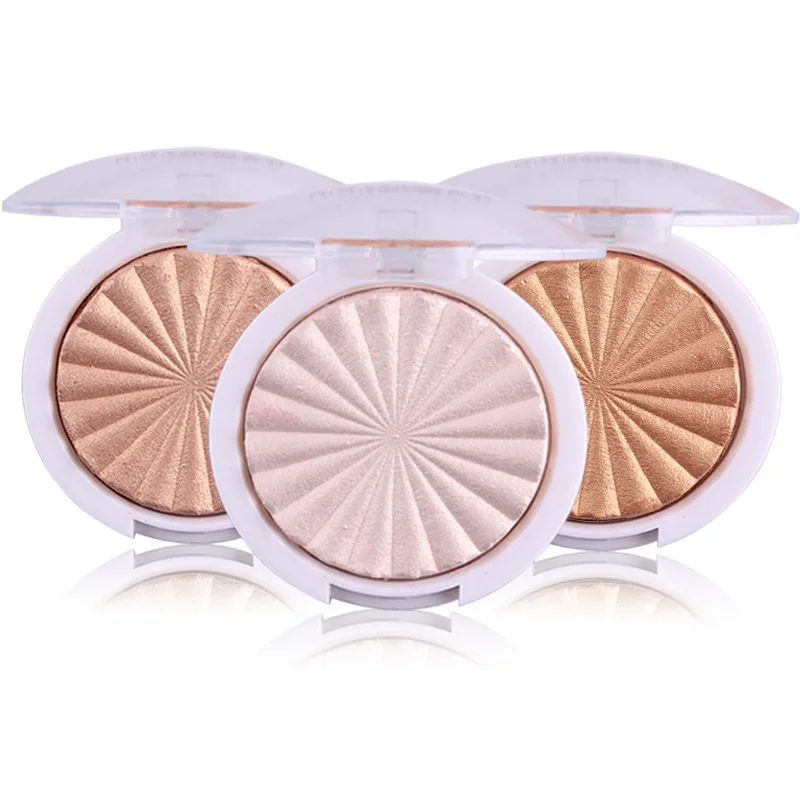 

Miss Rose Face Pressed Powder Highlighter Bronzer Illuminated Soft Mineral LongLasting Powder Palette SPF Manizer Balm PowderKit