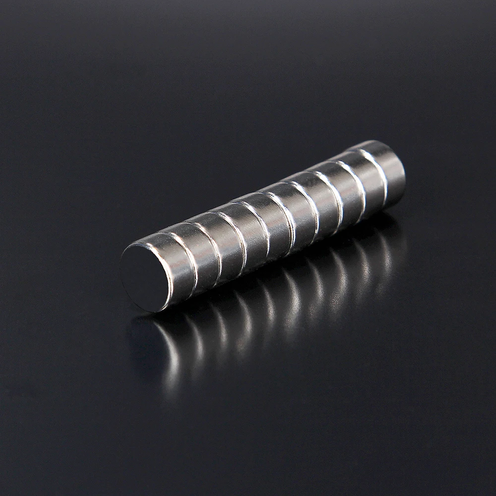 Hakkin 10 шт. 10*5 мм супер сильный неодимовый магнит N52 круглый диск Постоянные Магниты редкоземельные для рукоделия хобби 10*5 мм