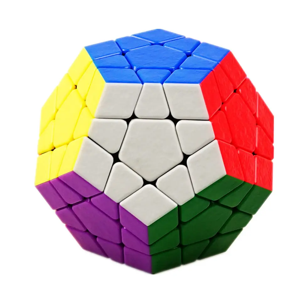 Shengshou 3x3 кубик рубика Megaminx кубик без наклеек 3x3x3 Gem волшебный куб 3 слоя скоростной куб профессиональные головоломки игрушки для детей подарок для детей