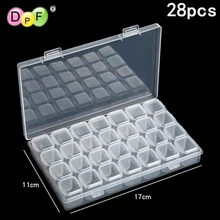 DPF 28 сетка разборная алмазная живопись аксессуары Алмазная вышивка чехлы PP Пластиковая Коробка органайзер для дома коробки для хранения
