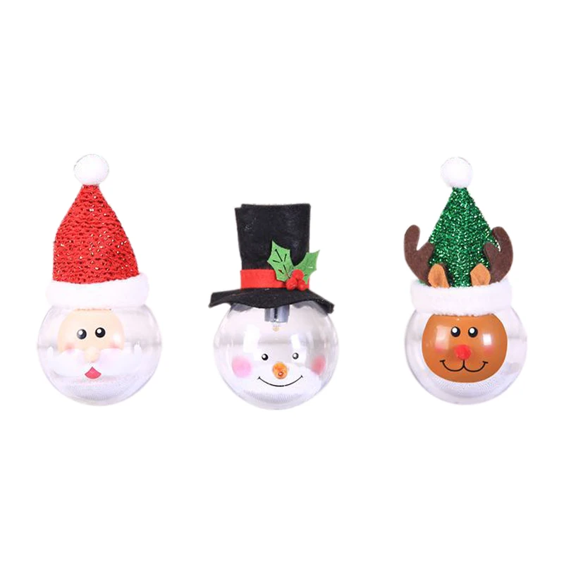 

Home Desk Decor Glowing Christmas Tree Ornament Snowman Lights Desktop Decor Xmas Old Man Santa Lamp Christmas Ball Lights Bal