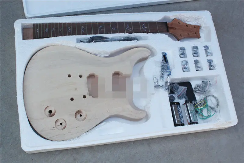 

Unfinished Guitar Neck and body for PRS Replacement 24 Fret rosewood Fretboard