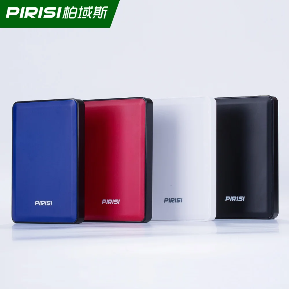 4 Color Original PIRISI 2.5'' External Hard Drive USB3.0 HDD Portable External HD Hard Disk for PC Mac Desktop Laptop Server