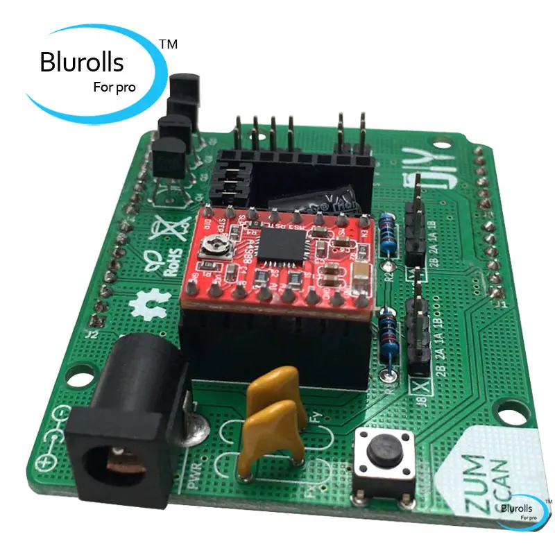 Blurolls Ciclop 3D Scanner Board Ciclop expansion board ZUM driver board DIY with A4988 Accessories Blurolls Ciclop 3D Scanner Board Ciclop expansion board ZUM driver board DIY with A4988 Accessories