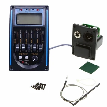 

IRIN Tone And Volume Control Acoustic EQ Equalizer System Guitar Preamp Piezo LCD Pickup Amplifier Tuner