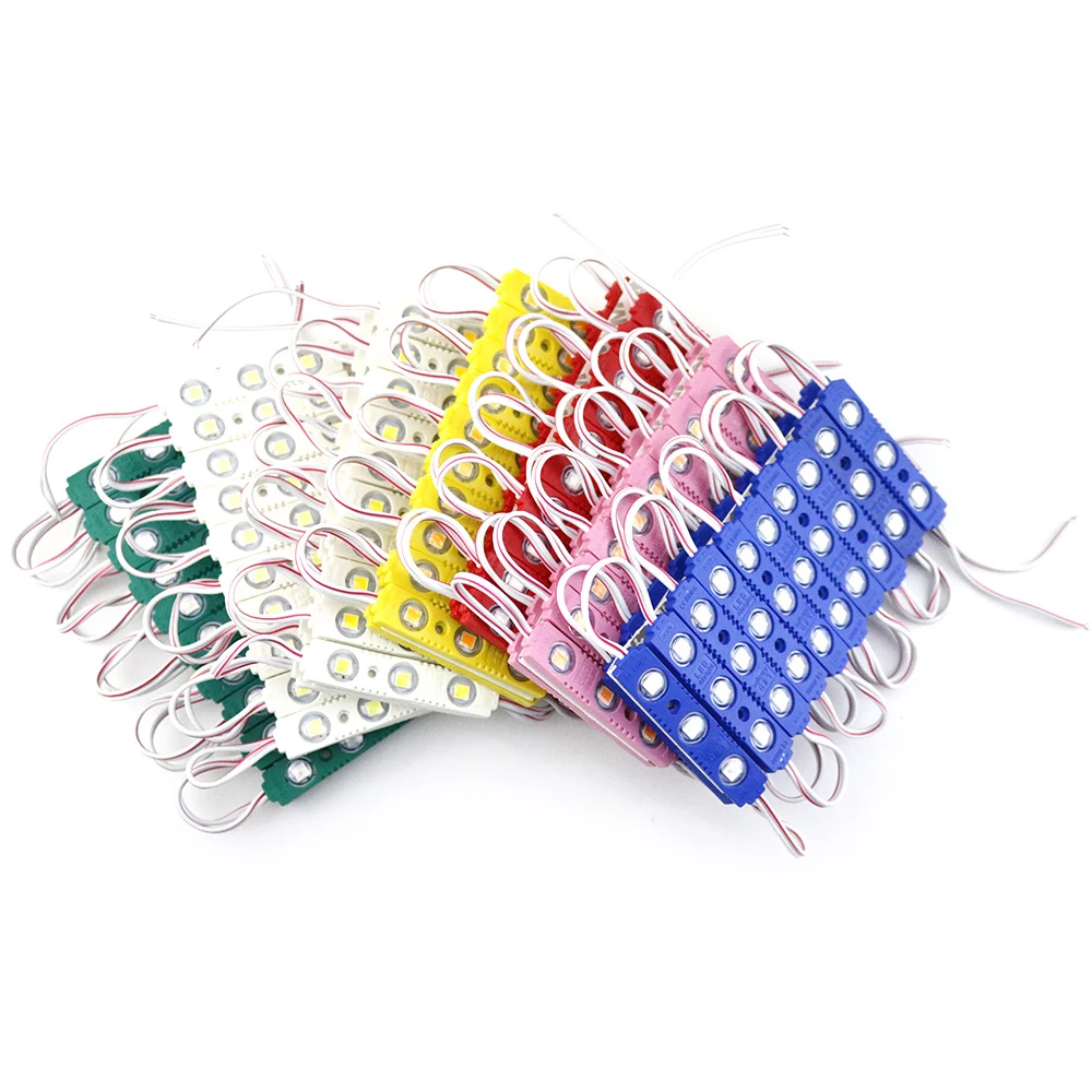 20 шт./лот 12 в пост. Тока светодиодные модули 5054 5050 SMD RGB ультра яркие лампы IP67