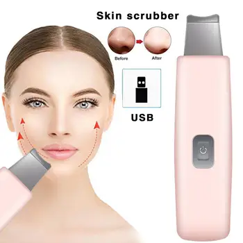 

Skin Scrubber Facial Scrubber Blackhead Removal Scraper And Gentle Peel Device Cordless Pore Cleanser Facial Cleansing Tools