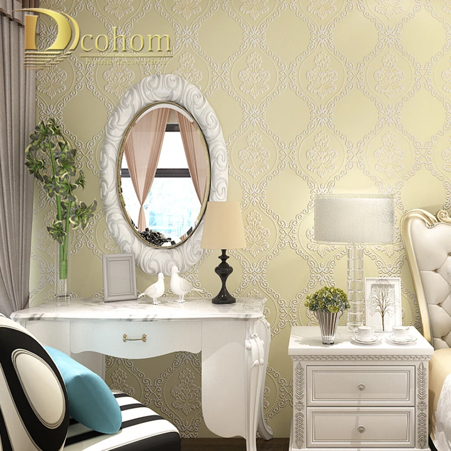 Beige damascato tende acquista a poco prezzo beige damascato tende ...