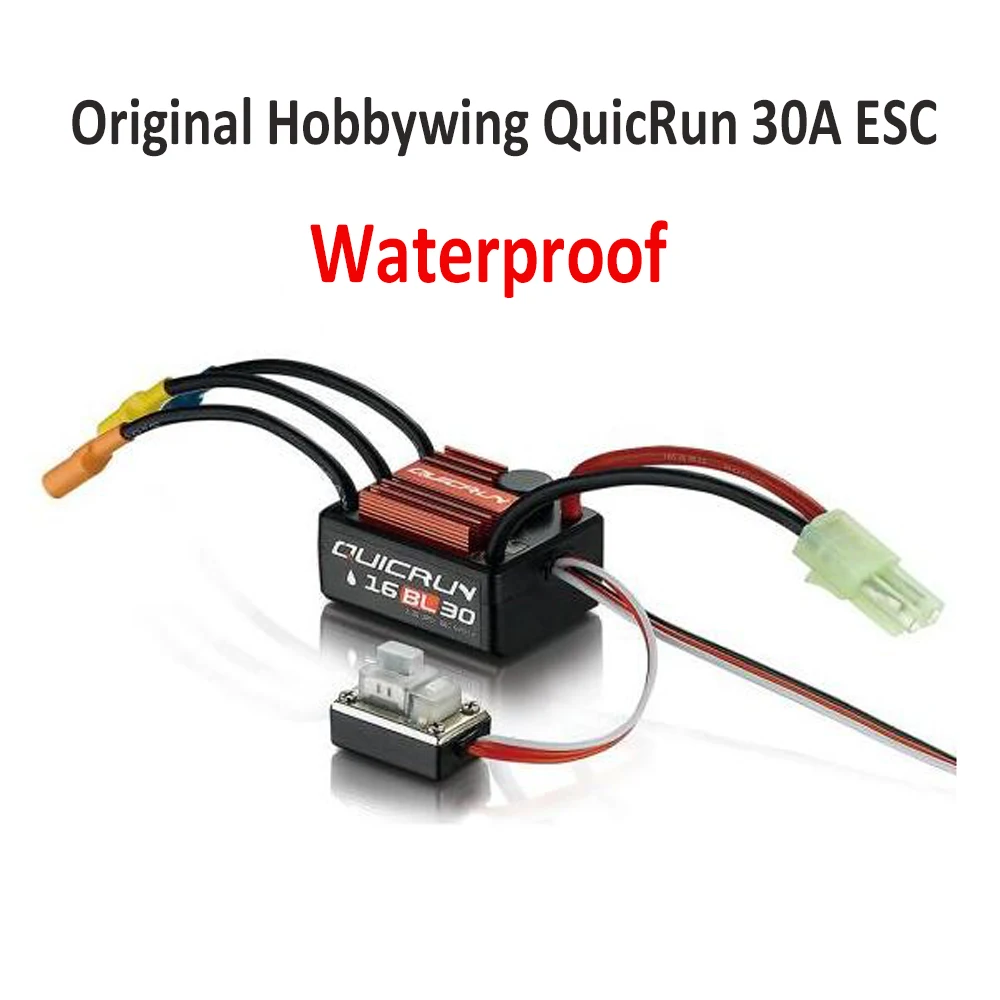 

Original Hobbywing QuicRun 16BL30 30A Brushless ESC waterproof For 1/16 On-road / Off-road / Buggy /Monster RC Car