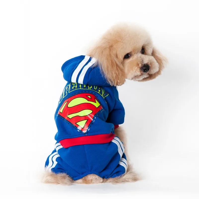 Newest Spring And Summer Pet Dog Clothing Superman Dog Clothes XXL
