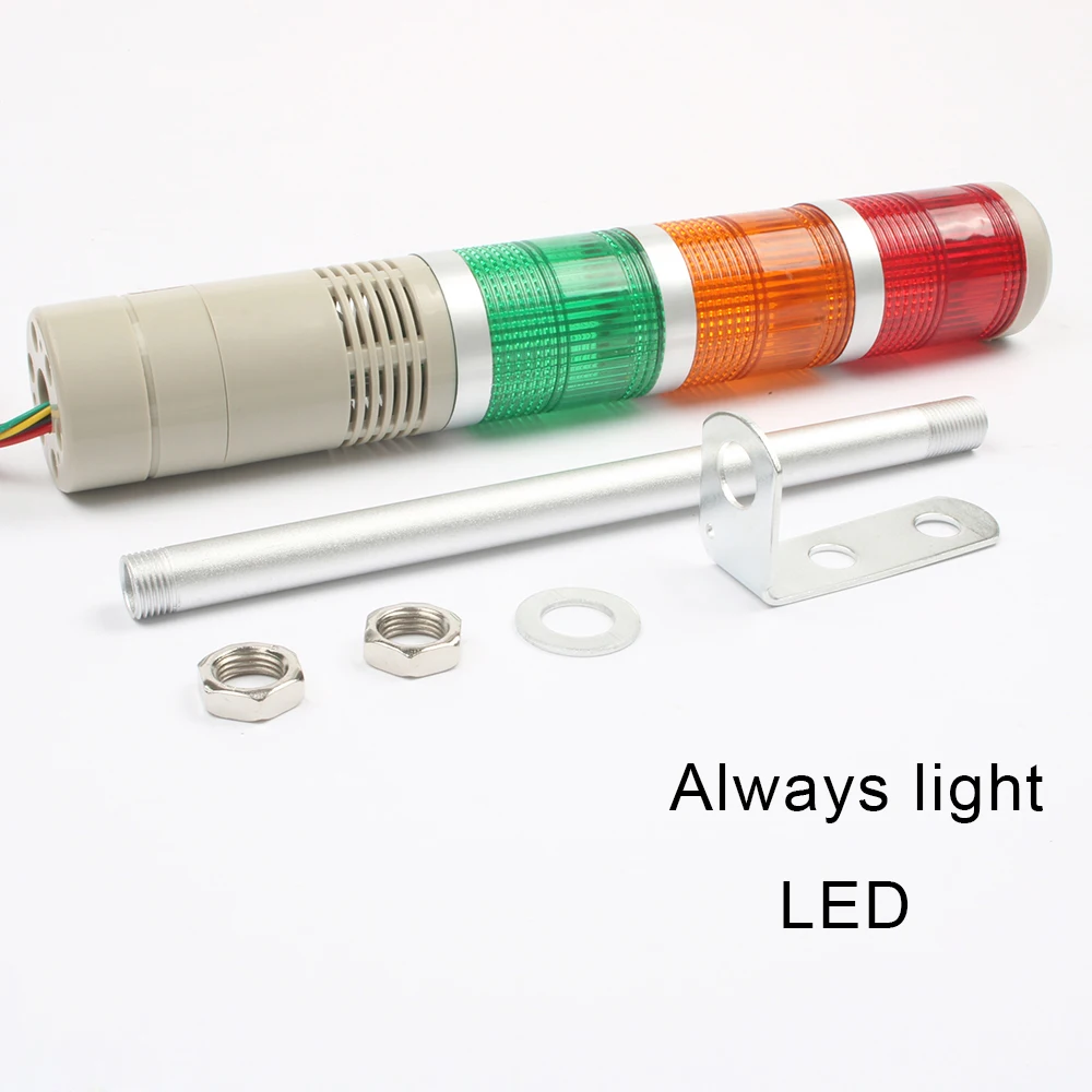 Luz de señal LED rojo 24v AC//DC