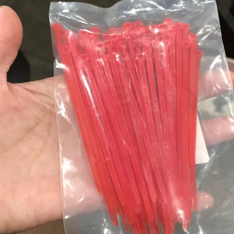 

A057 Hot 100Qty 3X150MM Self-Locking Cable Zip Ties.cable ties White BlACK Red Blue Yellow Nylon Wire color