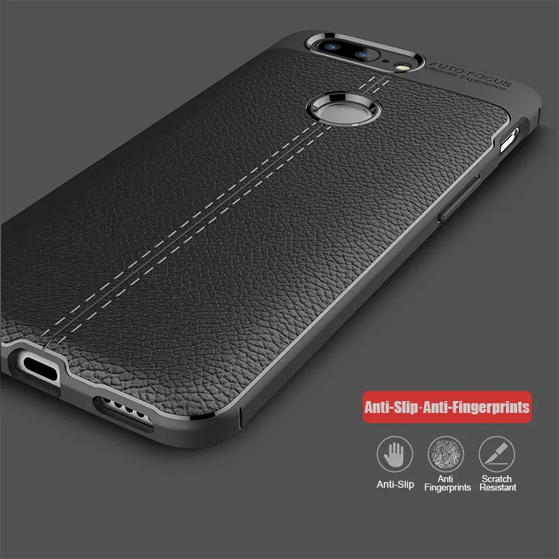 Oneplus 5T Case PU Leather Back Cover Soft TPU Luxury ...