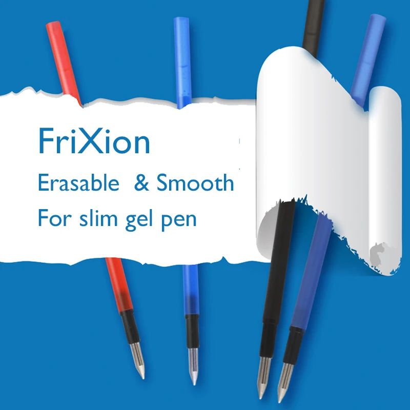 Фото Многоразовые шариковые гелевые стержни LifeMaster Pilot FriXion 0,5 мм 0,38 мм 6 сменных стержней/лот (2 упаковки) черный/красный/синий/зеленый FBTRF30EF №2